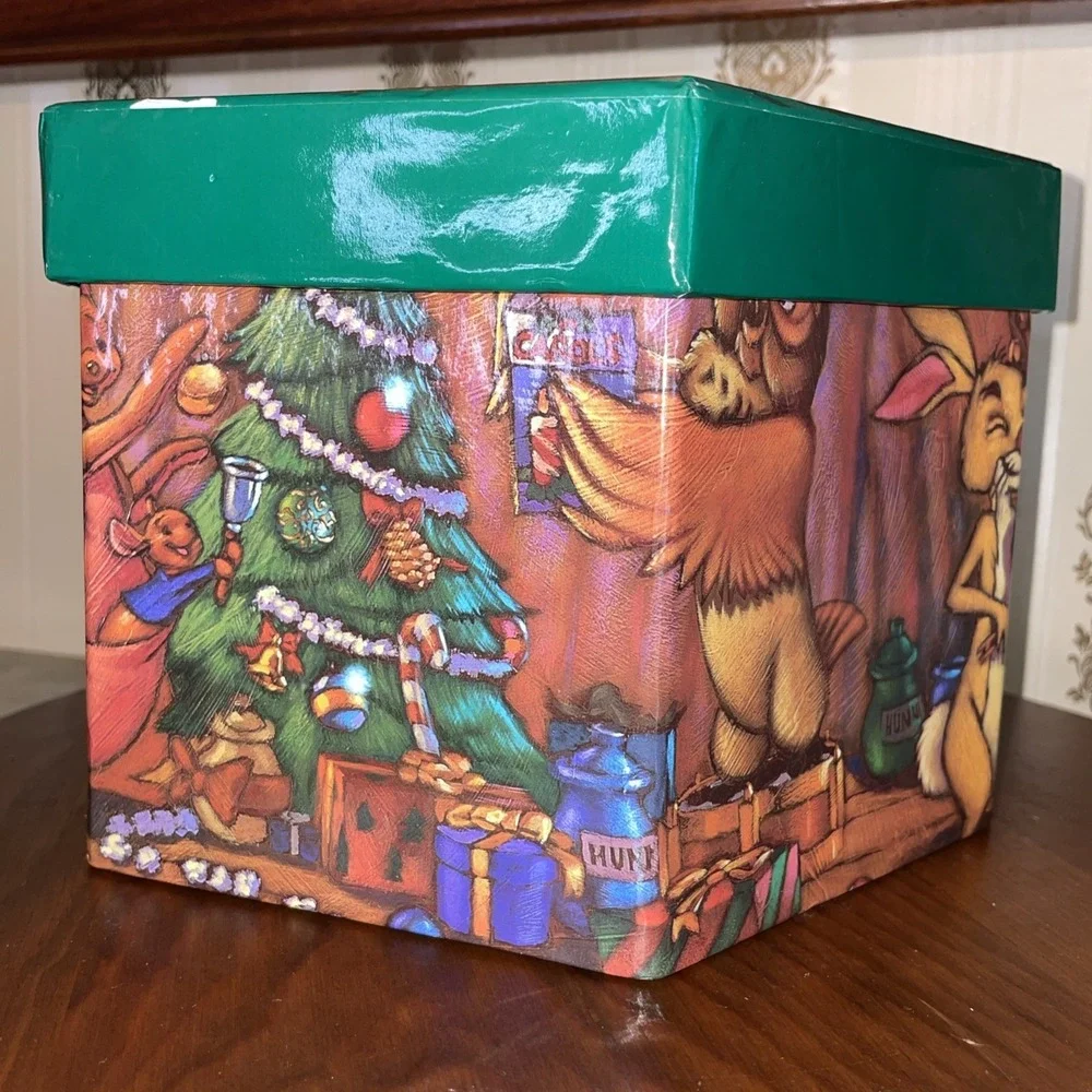 VTG Boxed Disney Winnie the‎ Pooh Season of Song | Set of 14 Ornaments Decoupage